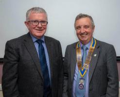 Norman and President Boyd
photo by Alex Murphy